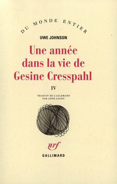 Une année dans la vie de Gesine Cresspahl, Juin 1968 - Août 1968 (9782070724413-front-cover)