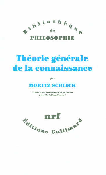 Théorie générale de la connaissance (9782070771851-front-cover)