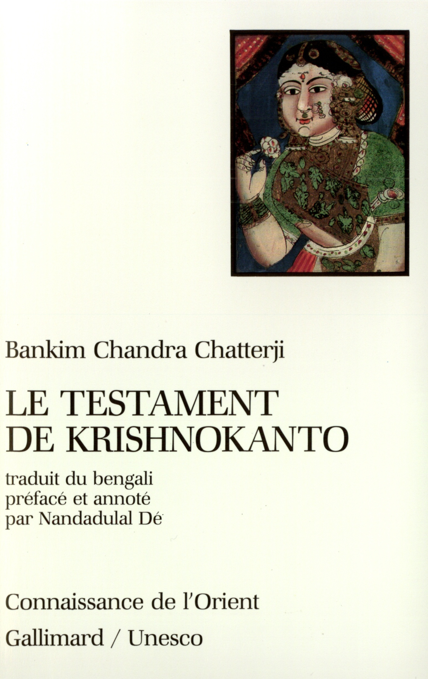 Le Testament de Krishnokanto (9782070713301-front-cover)