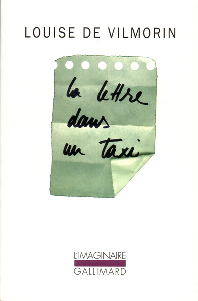 La Lettre dans un taxi (9782070751761-front-cover)