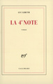 La 4ᵉ note (9782070762545-front-cover)