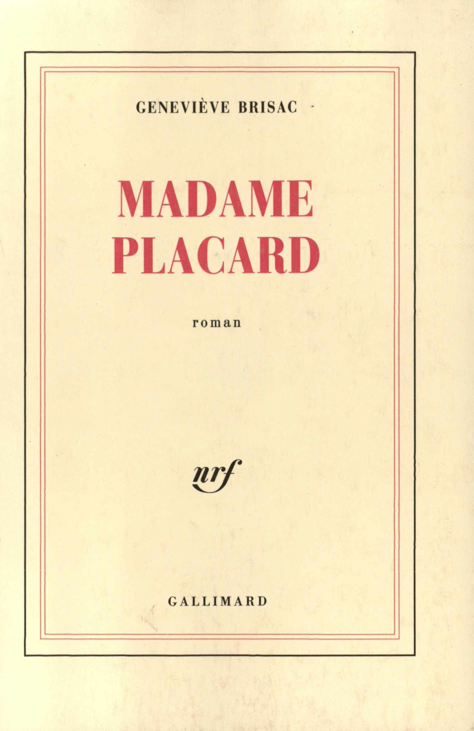 Madame placard (9782070716937-front-cover)