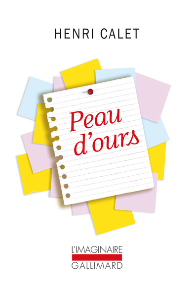 Peau d'ours, Notes pour un roman (9782070704538-front-cover)