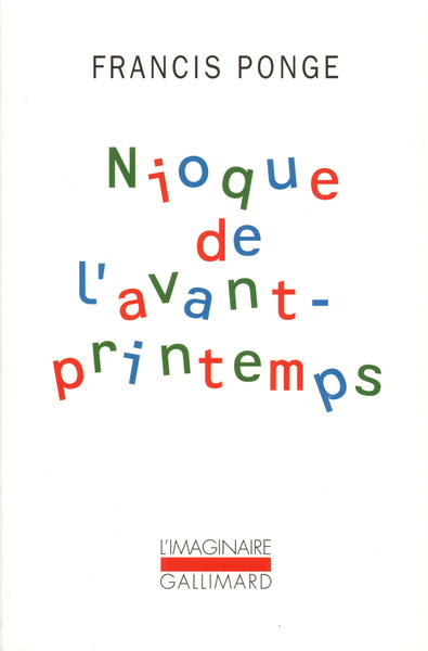 Nioque de l'Avant-Printemps (9782070745777-front-cover)