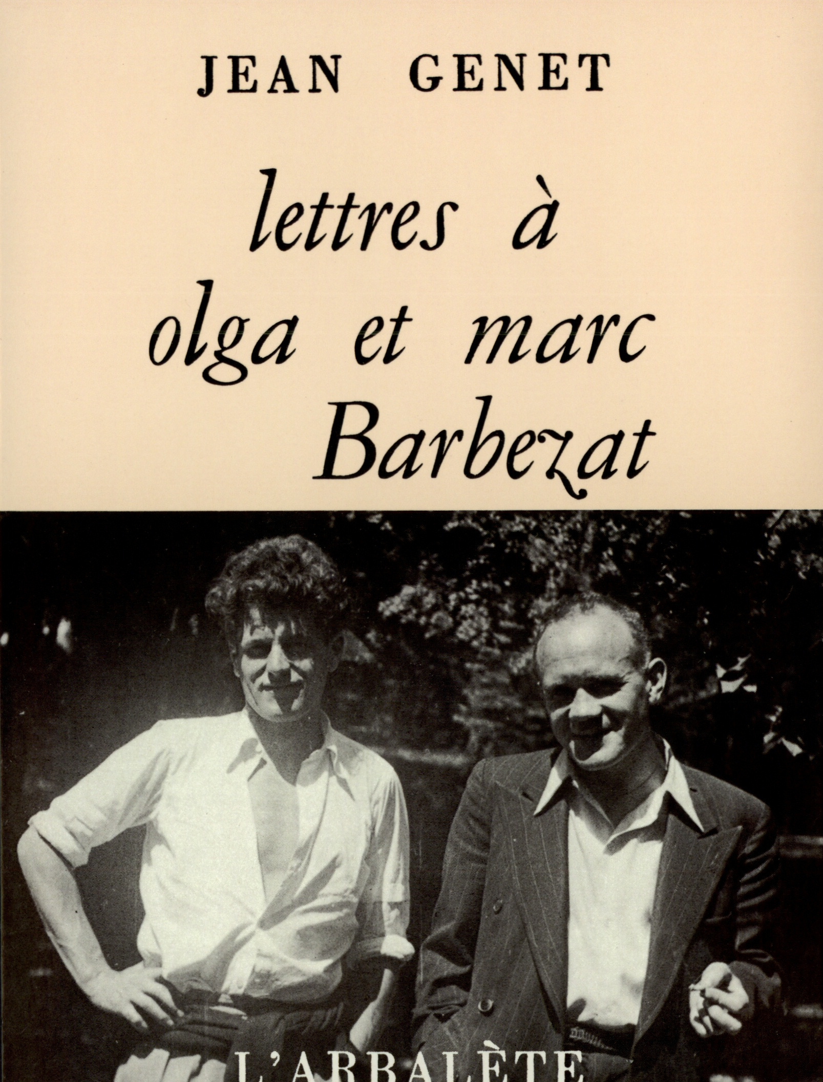 Lettres à Olga et Marc Barbezat (9782070751587-front-cover)