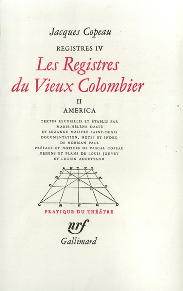 Les Registres du Vieux Colombier, América (9782070701582-front-cover)