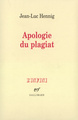 Apologie du plagiat (9782070750887-front-cover)