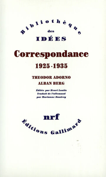 Correspondance, (1925-1935) (9782070755592-front-cover)