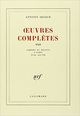 Œuvres complètes (9782070707683-front-cover)