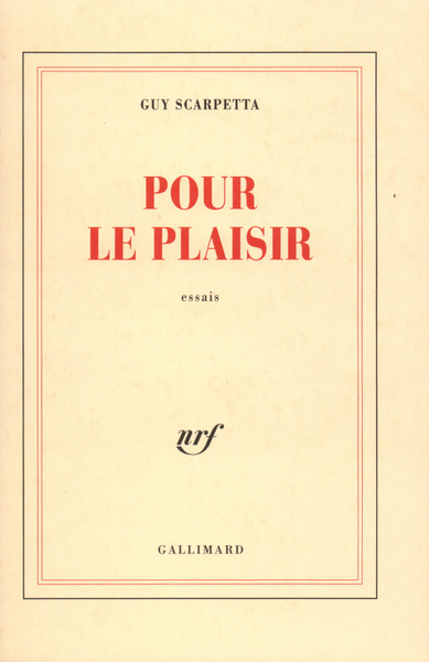 Pour le plaisir (9782070752966-front-cover)