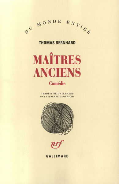 Maîtres anciens, Comédie (9782070713424-front-cover)