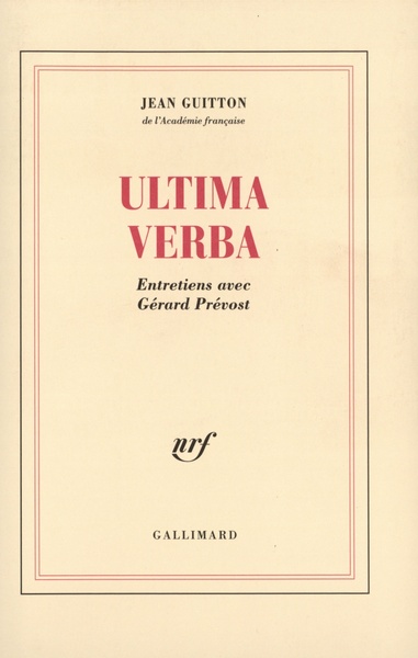 Ultima verba (9782070753086-front-cover)
