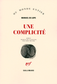 Une complicité (9782070771066-front-cover)