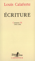 Écriture, (1985-1986) (9782070763634-front-cover)