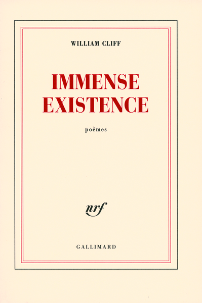 Immense existence (9782070784172-front-cover)