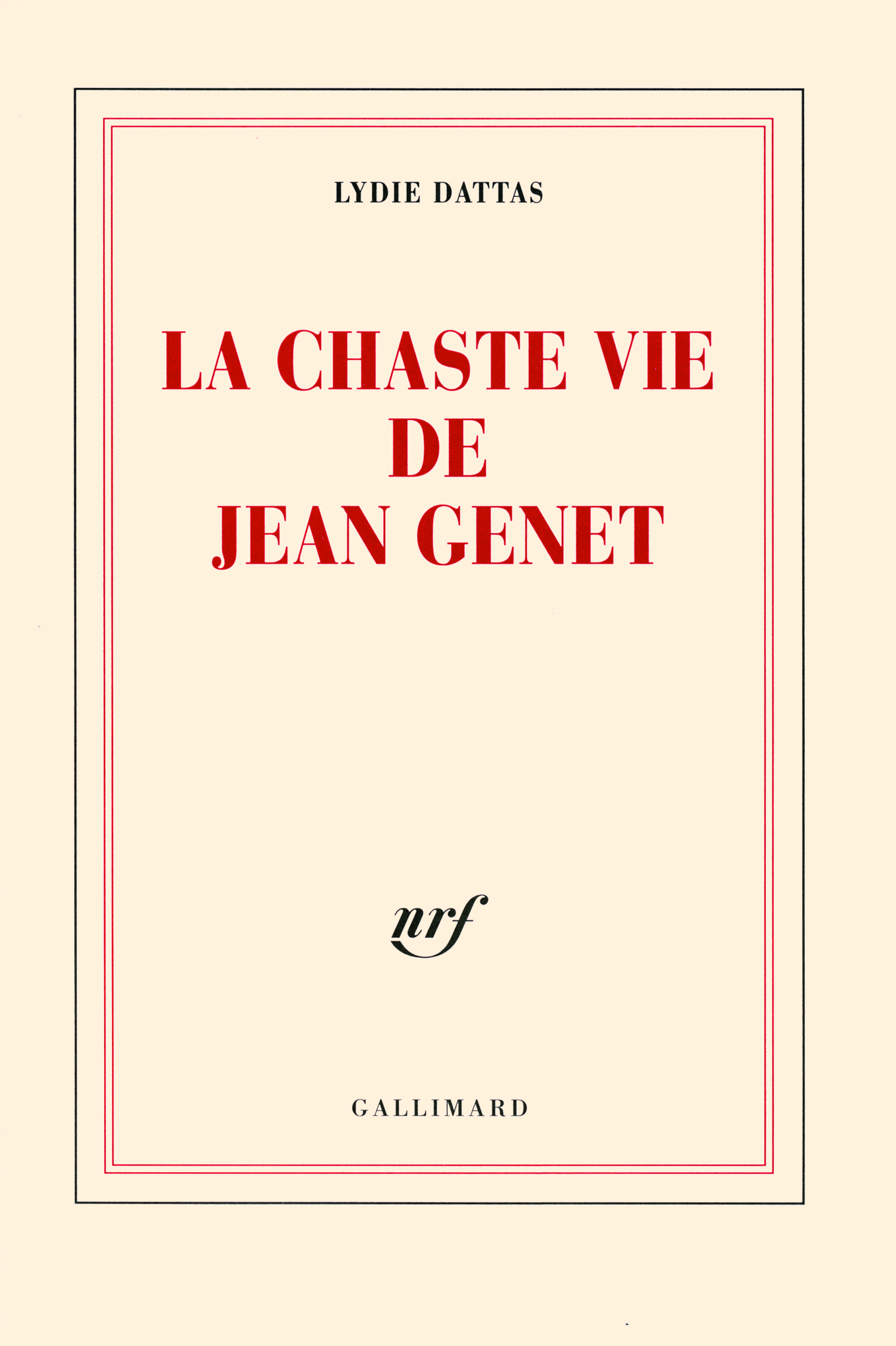 La chaste vie de Jean Genet (9782070779727-front-cover)