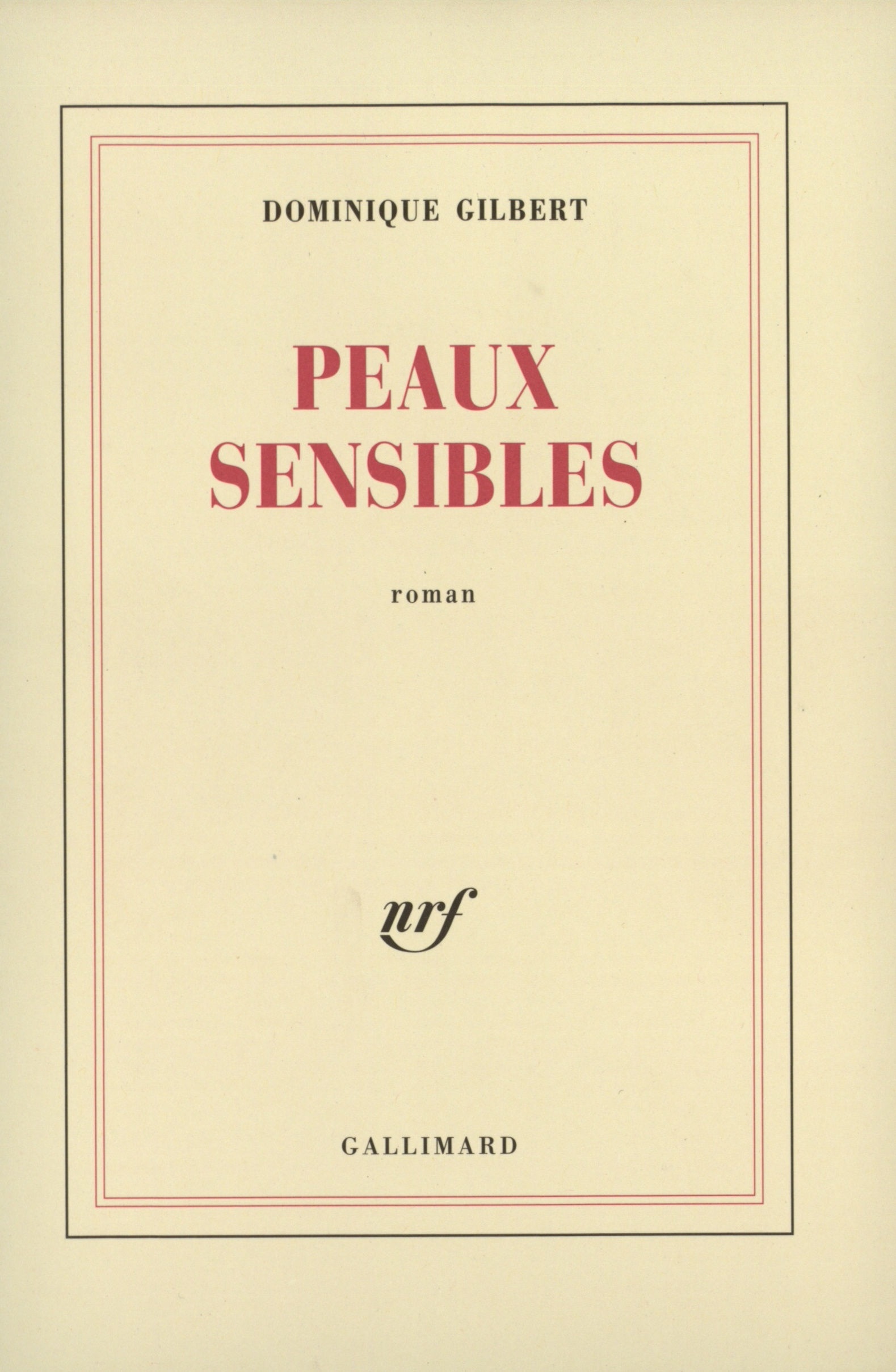 Peaux sensibles (9782070762668-front-cover)