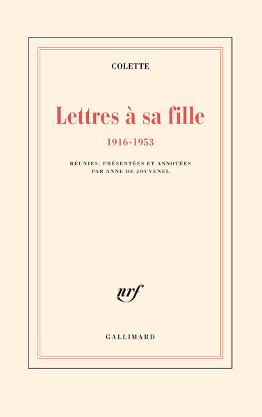 Lettres à sa fille, (1916-1953) (9782070727919-front-cover)