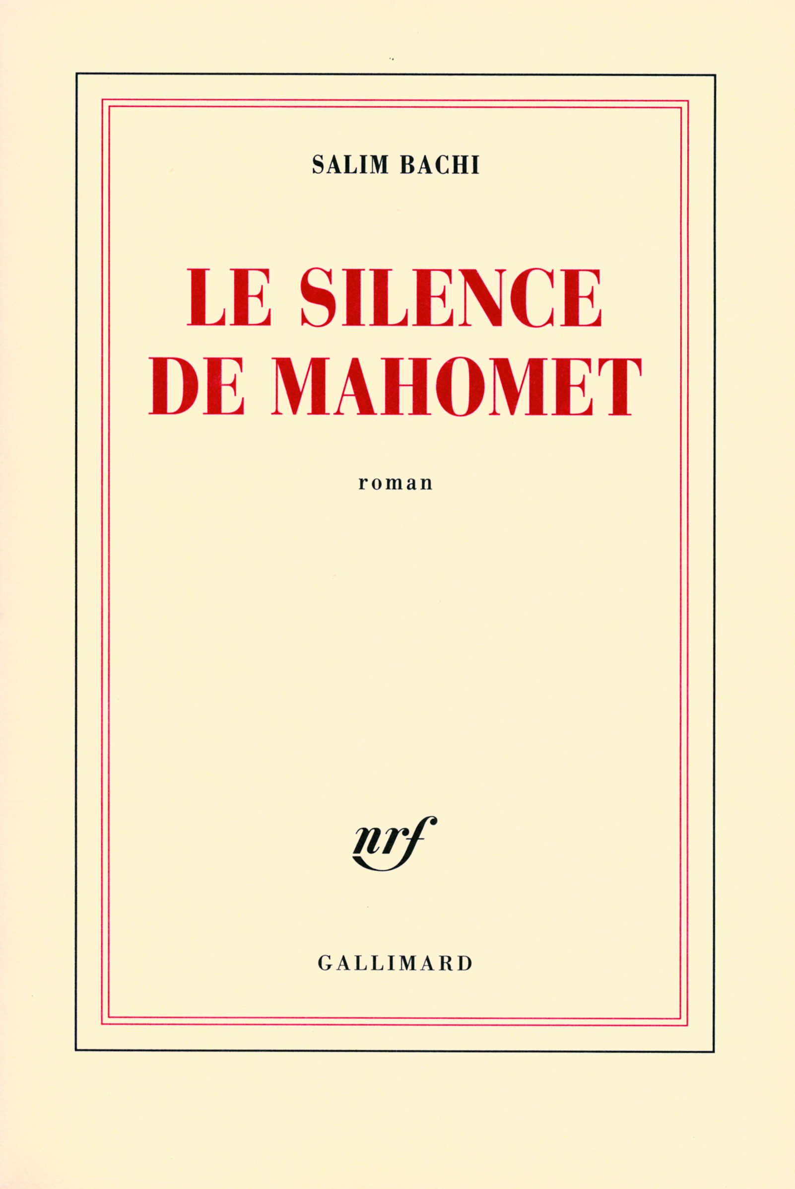 Le silence de Mahomet (9782070784837-front-cover)