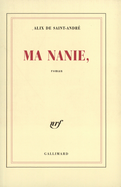 Ma Nanie, (9782070768028-front-cover)