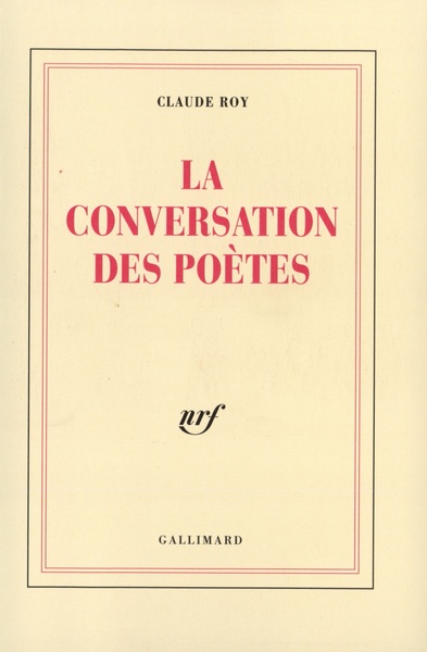 La conversation des poètes (9782070733767-front-cover)