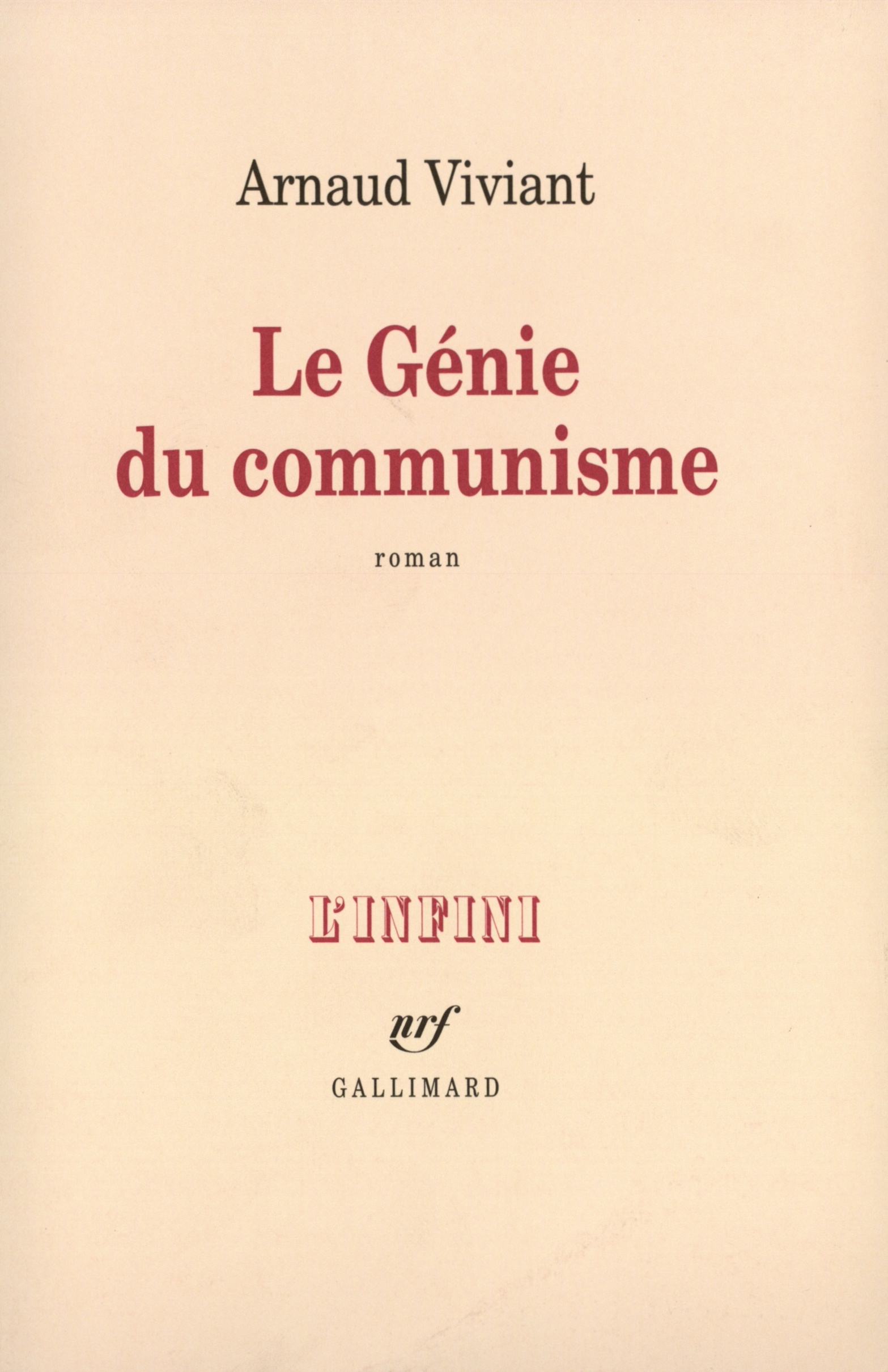 Le Génie du communisme (9782070763016-front-cover)