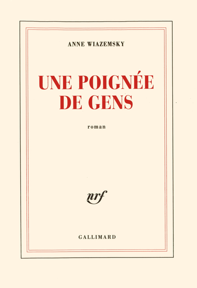 Une poignée de gens (9782070746767-front-cover)