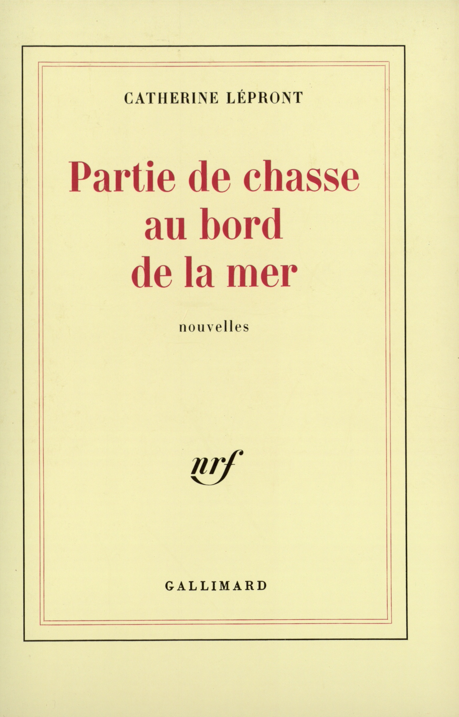 Partie de chasse au bord de la mer (9782070708642-front-cover)