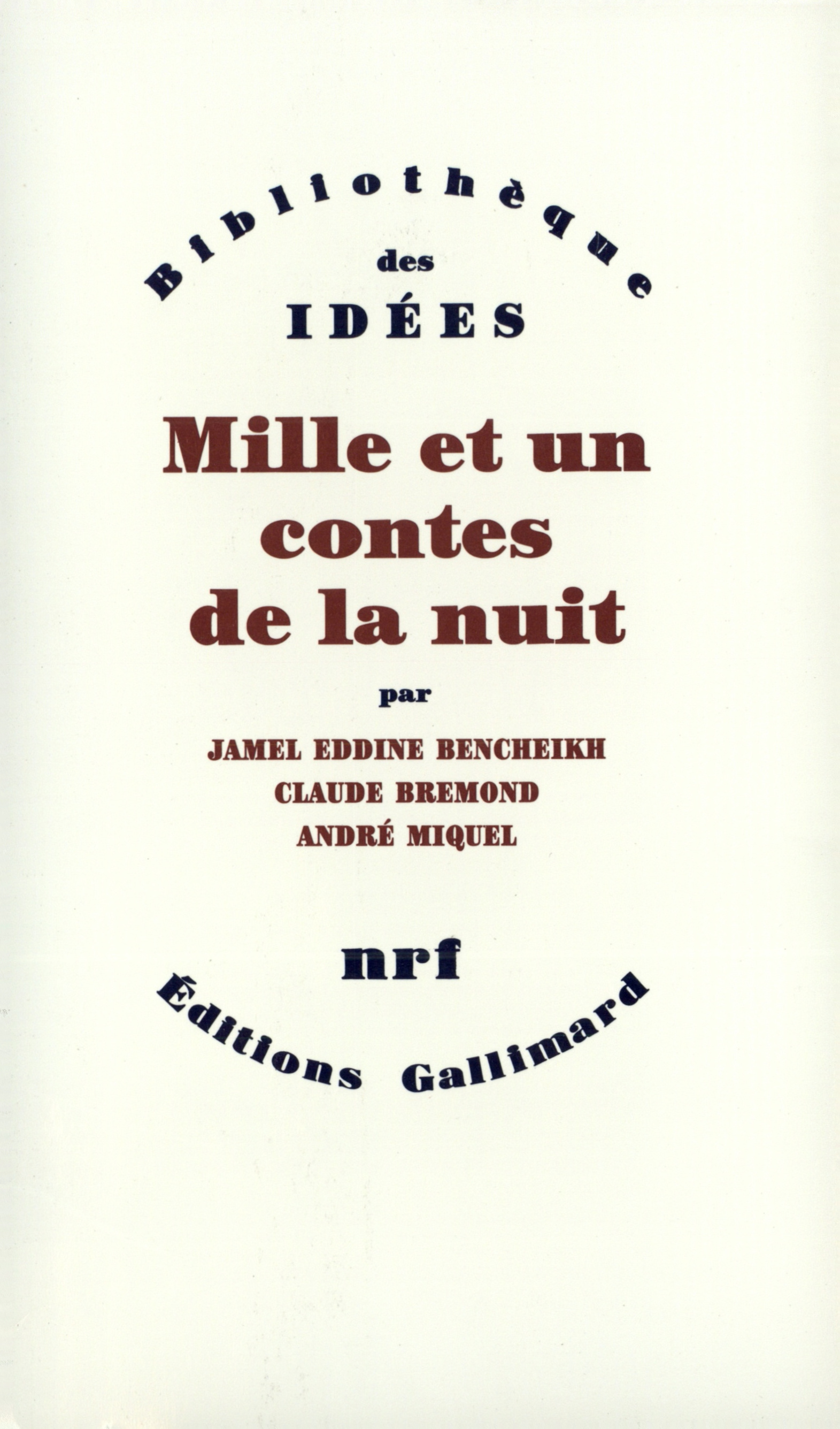 Mille et un contes de la nuit (9782070721764-front-cover)