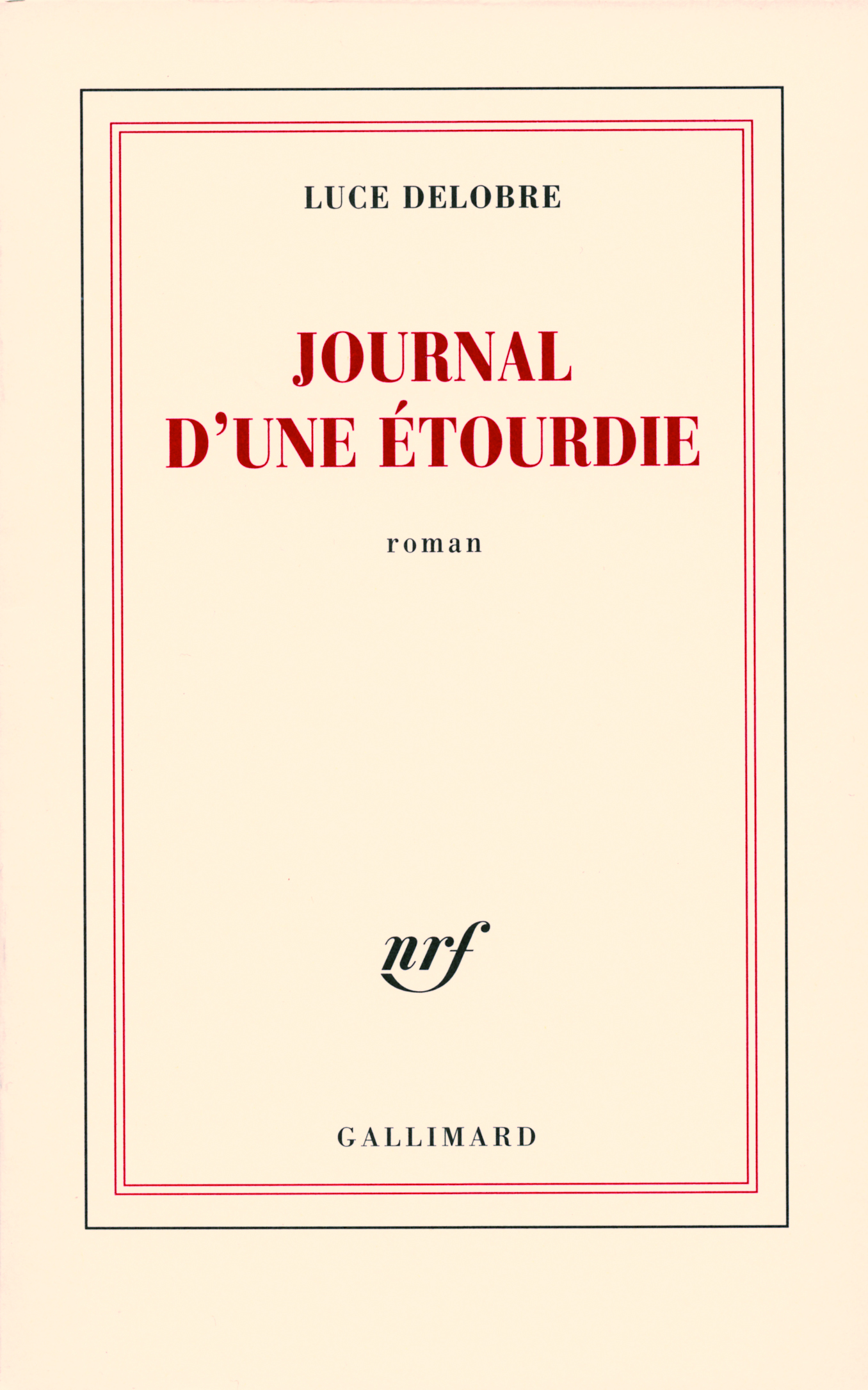 Journal d'une étourdie (9782070783274-front-cover)