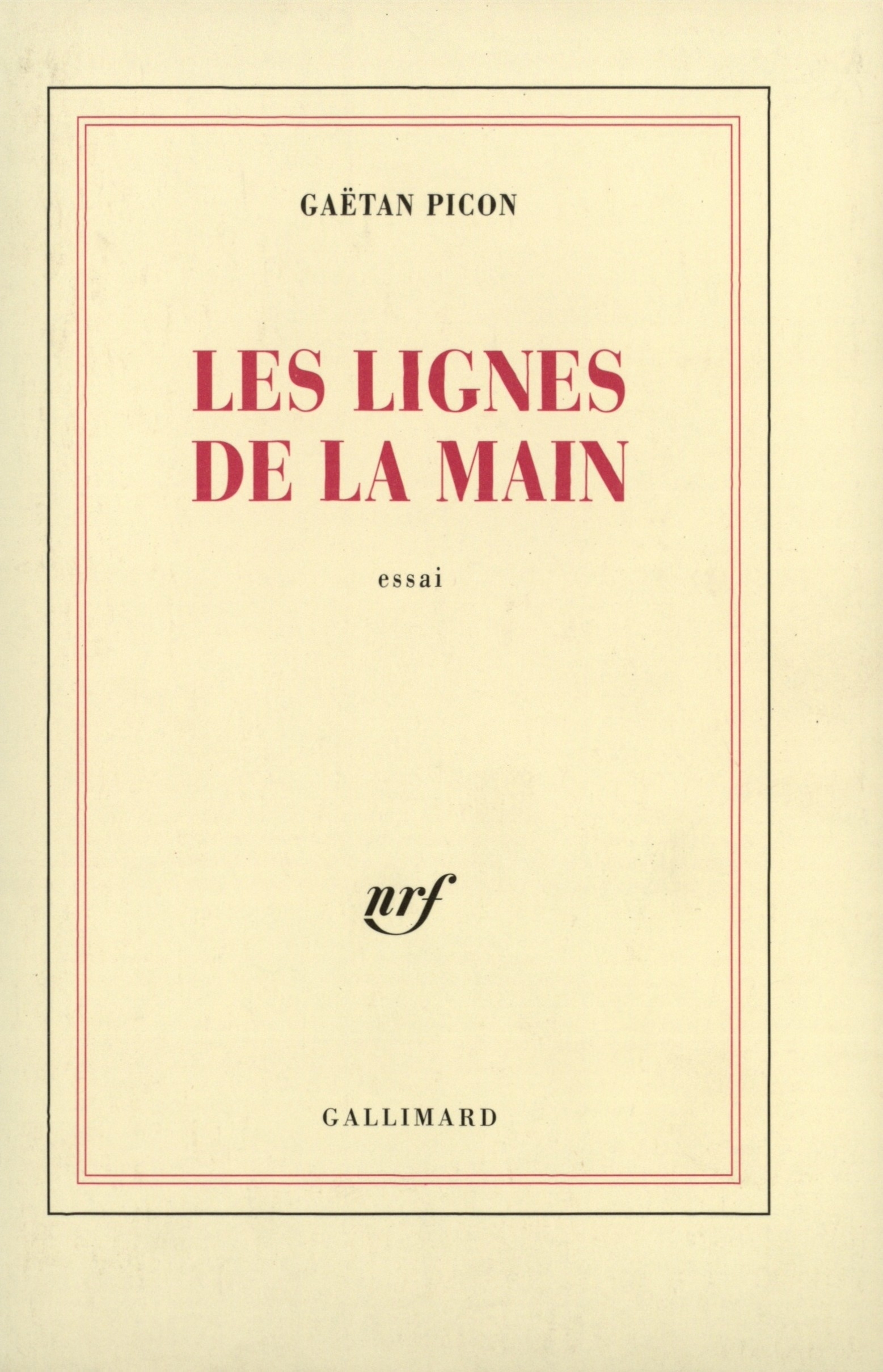 Les Lignes de la main (9782070777273-front-cover)