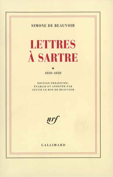 Lettres à Sartre, 1930-1939 (9782070718290-front-cover)