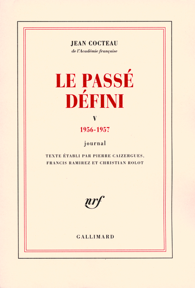 Le Passé défini, Journal-1956-1957 (9782070733910-front-cover)