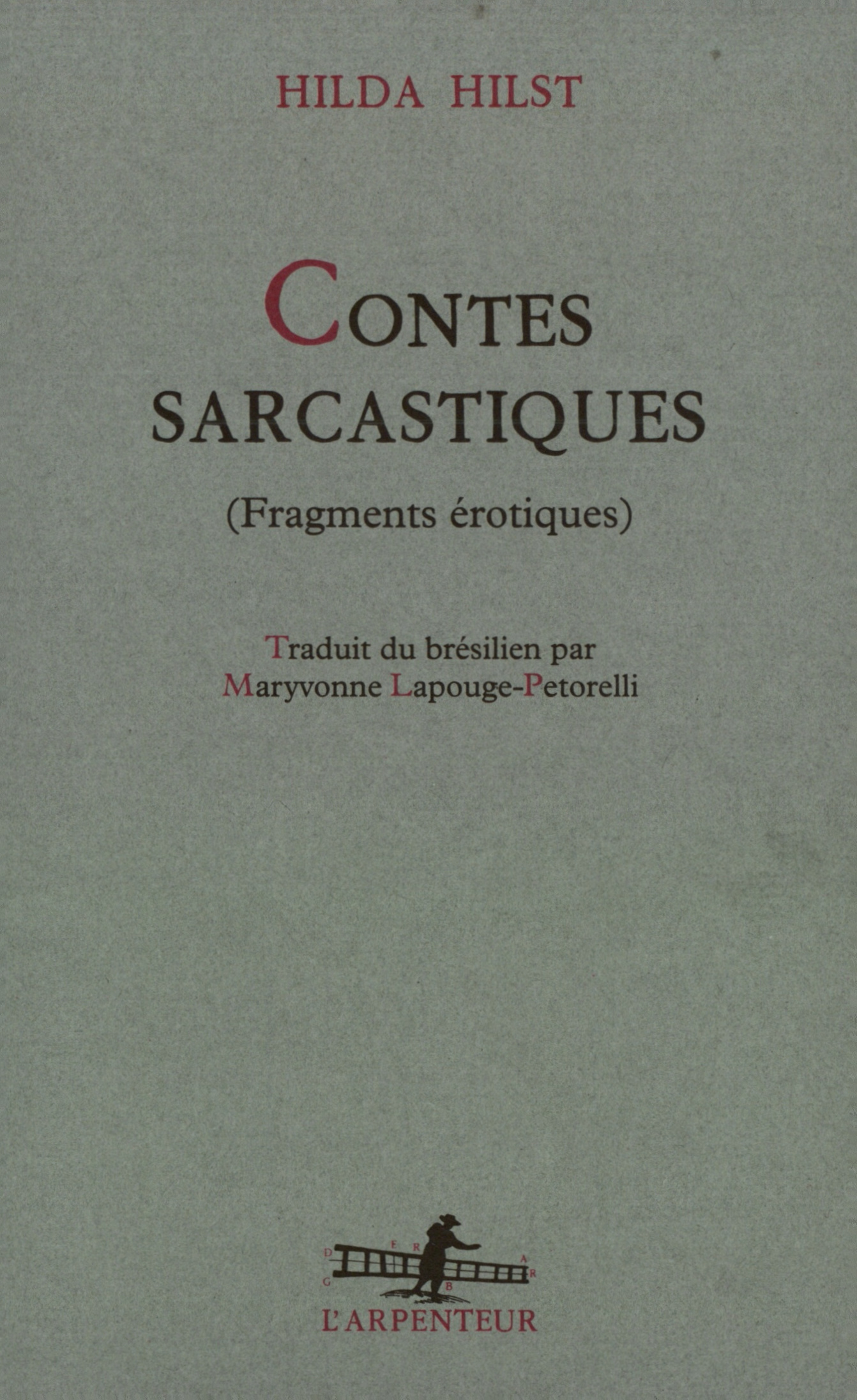 Contes sarcastiques, Fragments érotiques (9782070737833-front-cover)