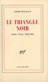 Le Triangle noir, Laclos - Goya - Saint-Just (9782070749737-front-cover)