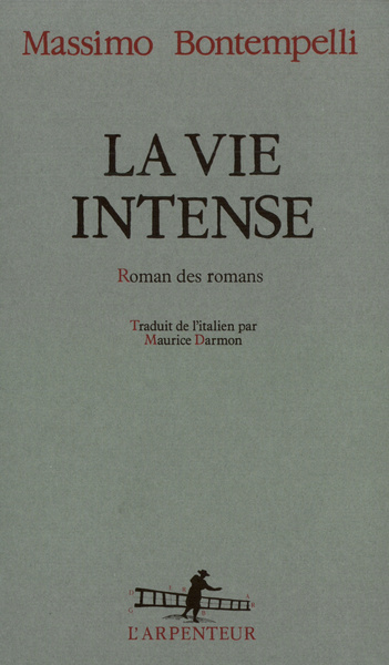 La vie intense, Roman des romans (9782070780266-front-cover)