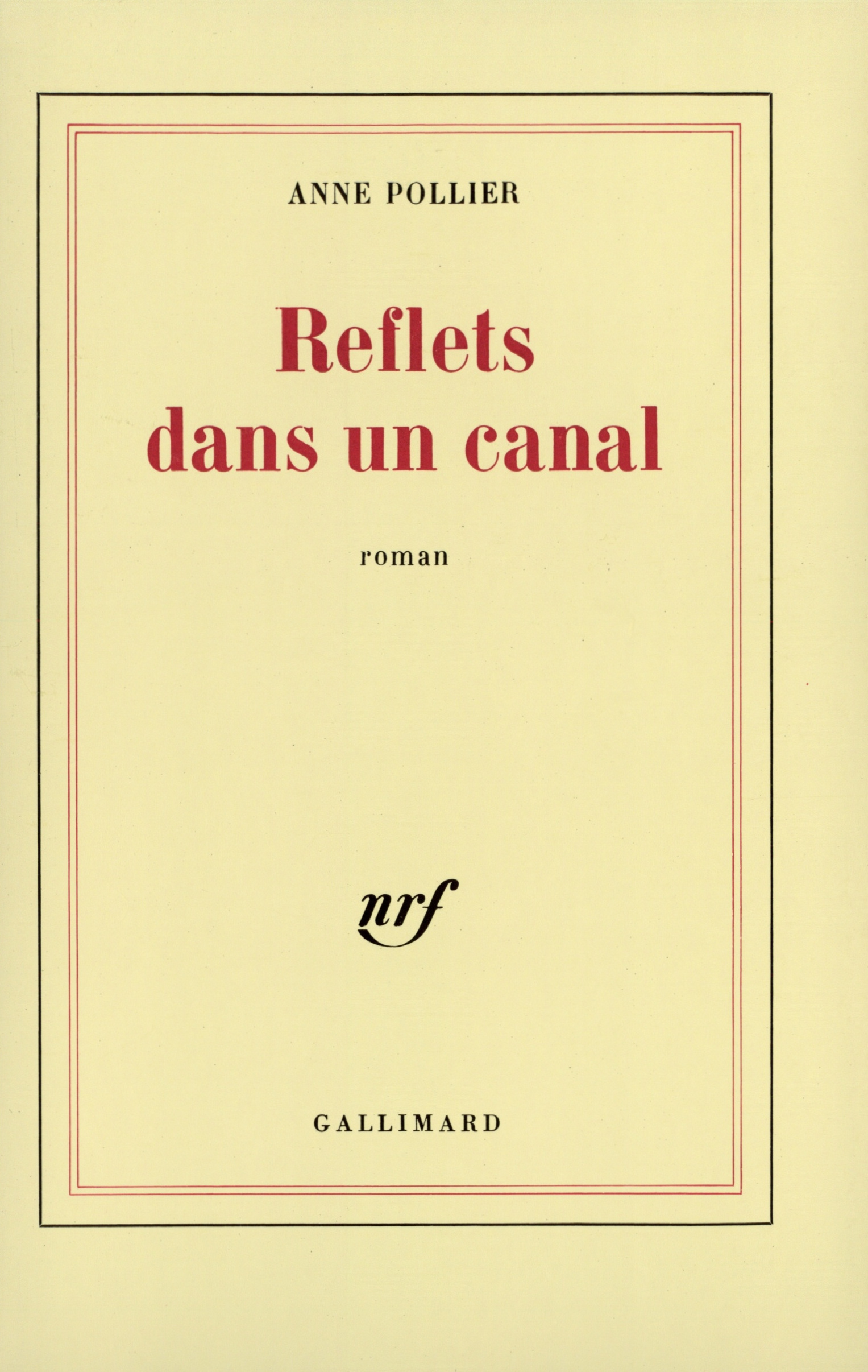 Reflets dans un canal (9782070706402-front-cover)