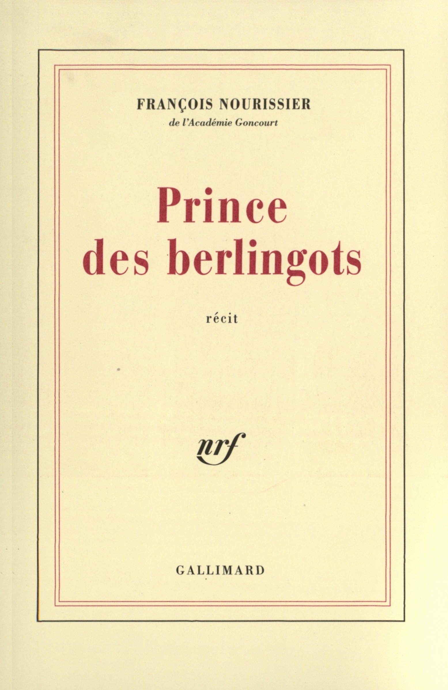 Prince des berlingots (9782070765720-front-cover)