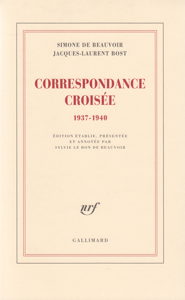 Correspondance croisée, (1937-1940) (9782070738014-front-cover)