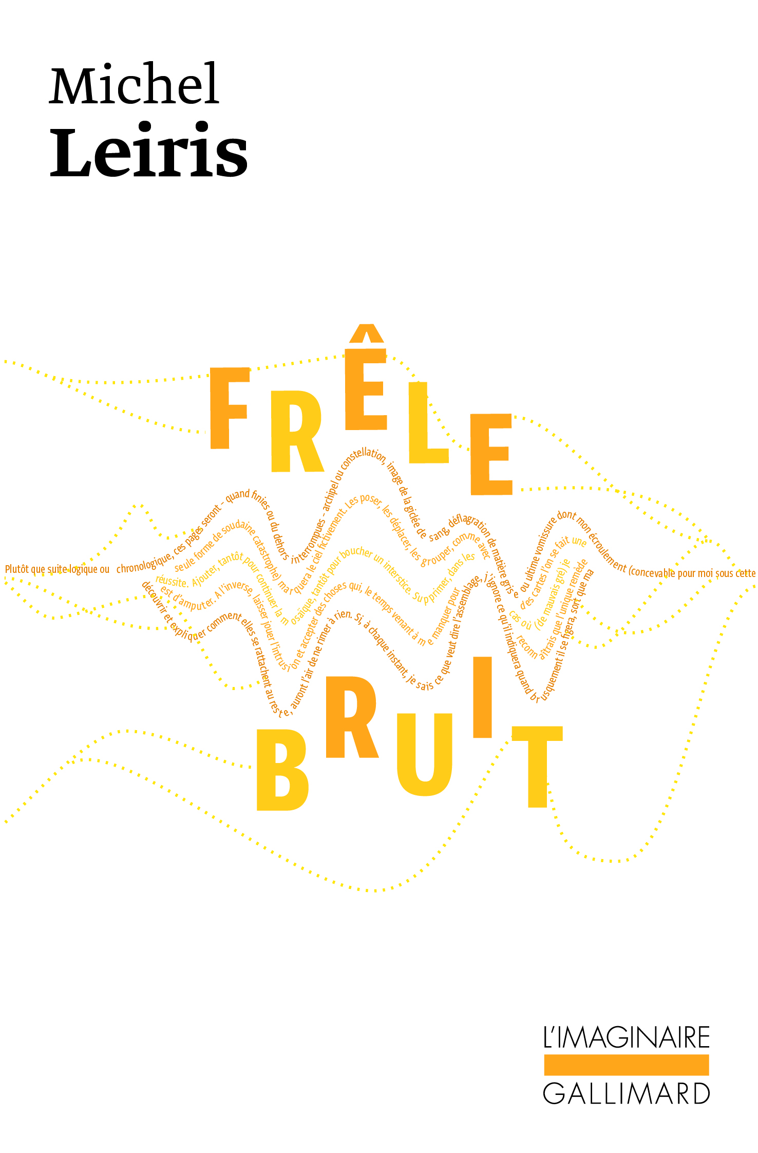 Frêle bruit (9782070725526-front-cover)