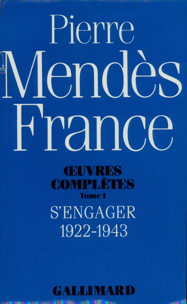 S'engager 1922-1943, (1922-1943) (9782070702756-front-cover)