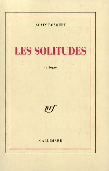 Les Solitudes (9782070726448-front-cover)