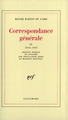 Correspondance générale, 1926-1929 (9782070709175-front-cover)