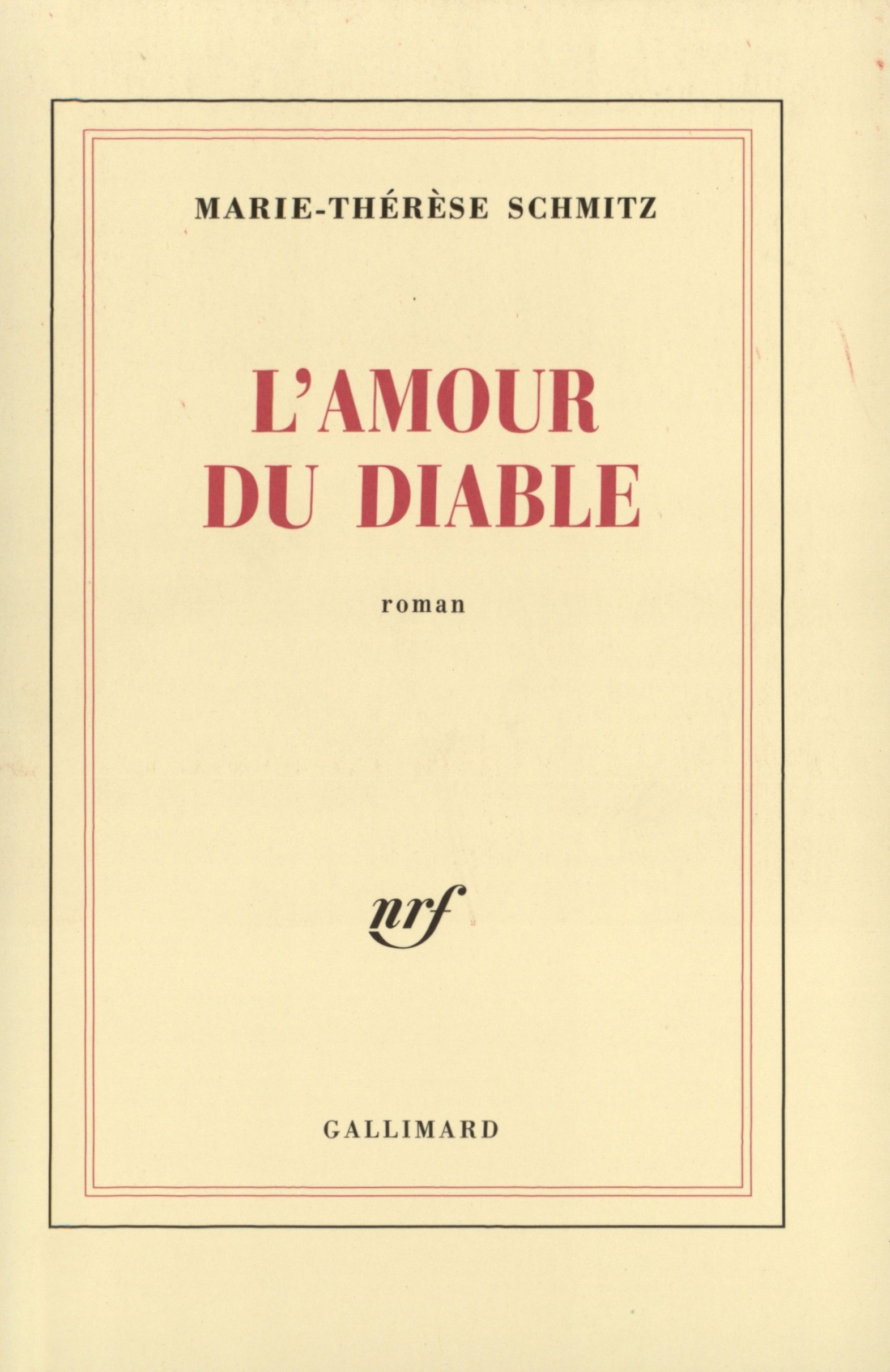 L'Amour du diable (9782070764860-front-cover)