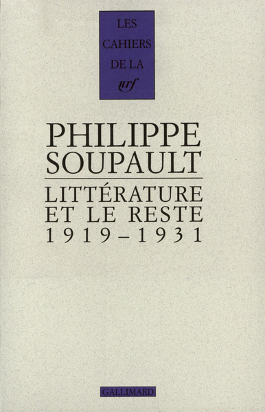 Littérature et le reste, (1919-1931) (9782070775491-front-cover)