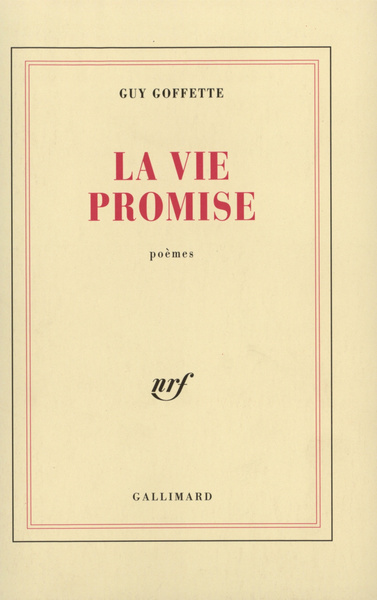 La vie promise poèmes (9782070721535-front-cover)