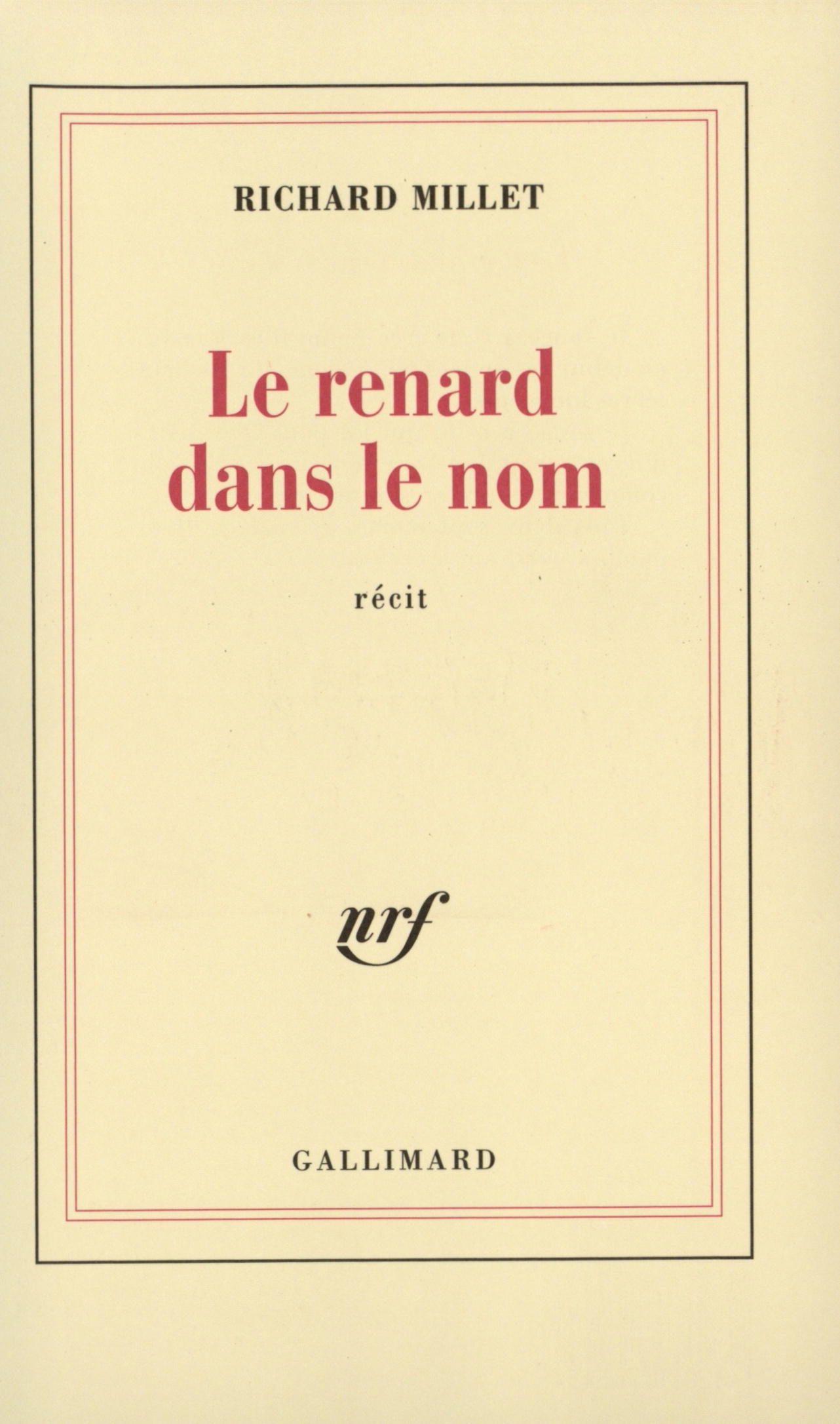 Le Renard dans le nom (9782070765454-front-cover)