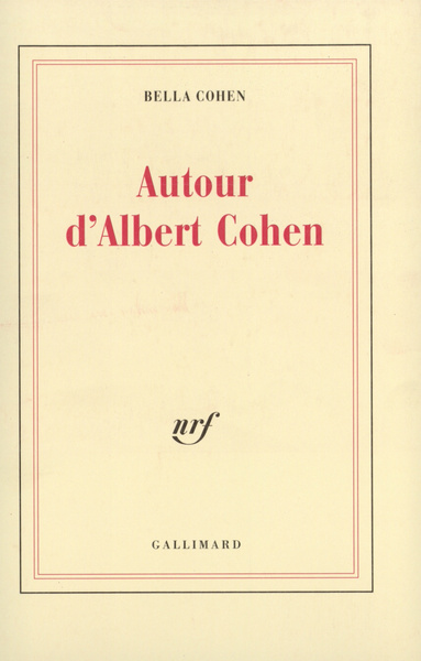 Autour d'Albert Cohen (9782070718665-front-cover)