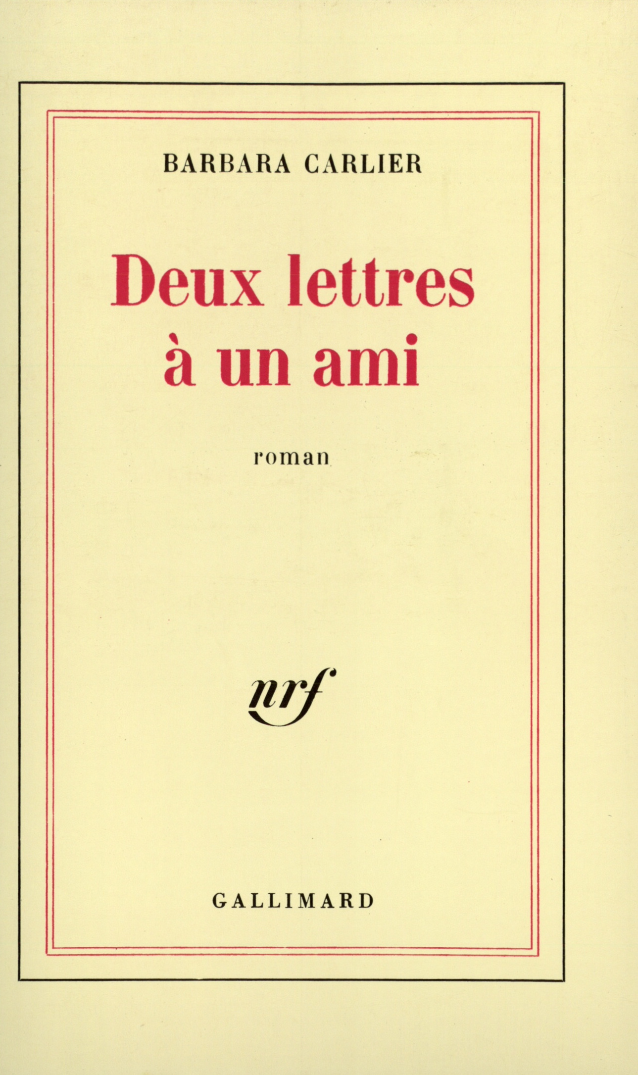 Deux lettres à un ami (9782070710607-front-cover)