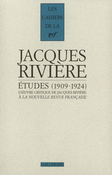 Études, (1909-1924) (9782070746286-front-cover)